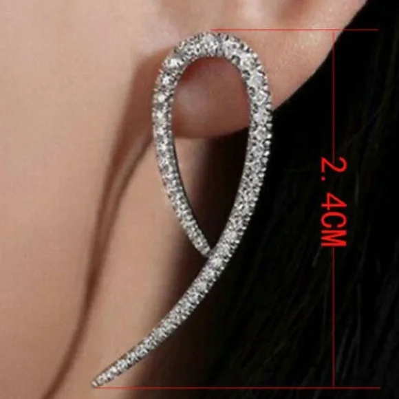 New unique sterling silver earrings - Picture 2 of 2